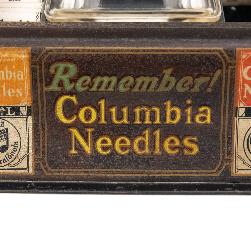 Countertop Columbia Phonograph Needle Display
