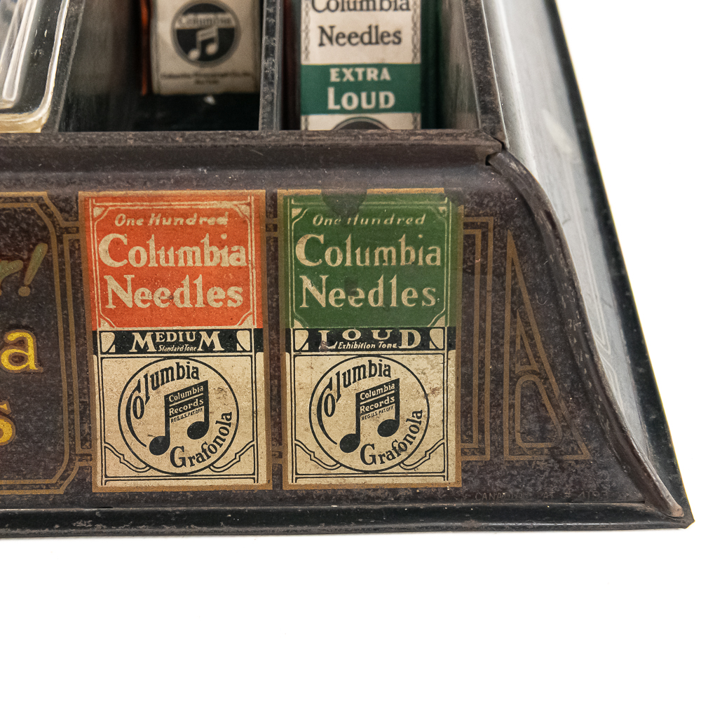 Countertop Columbia Phonograph Needle Display