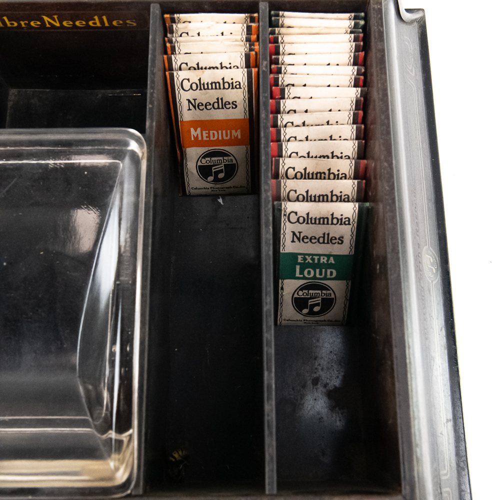 Countertop Columbia Phonograph Needle Display