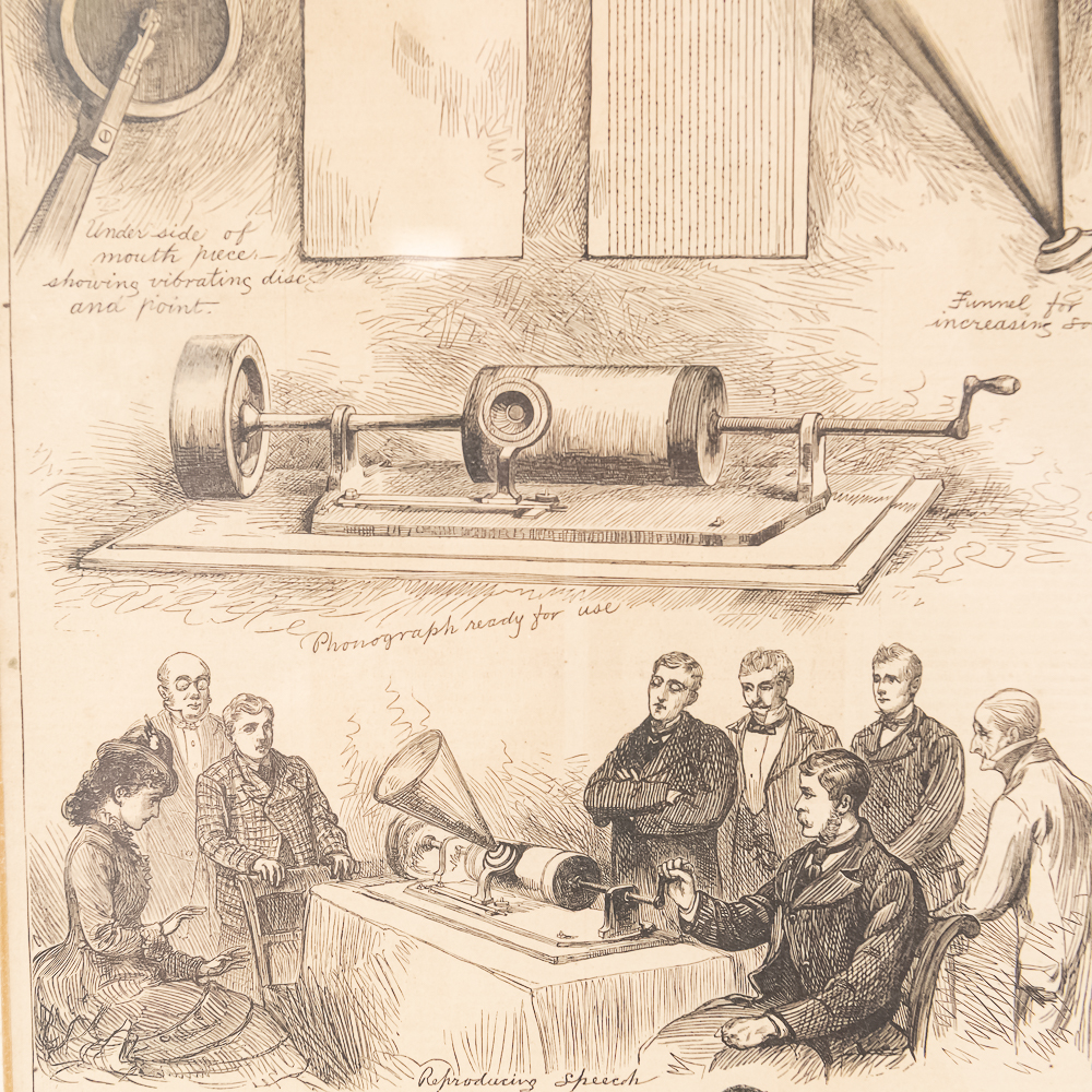 1878 Announcement of Edison's Phonograph