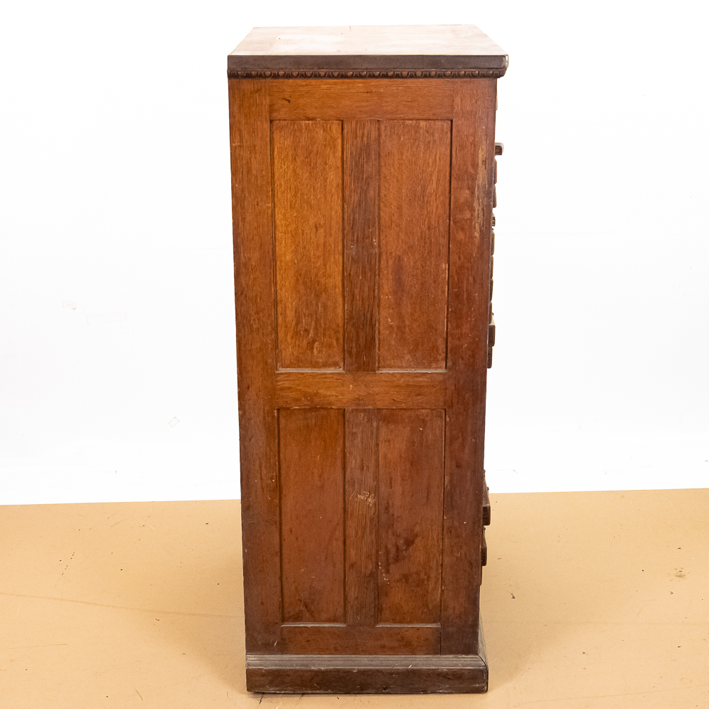 Antique Yawman & Erbe 50-Drawer Cabinet