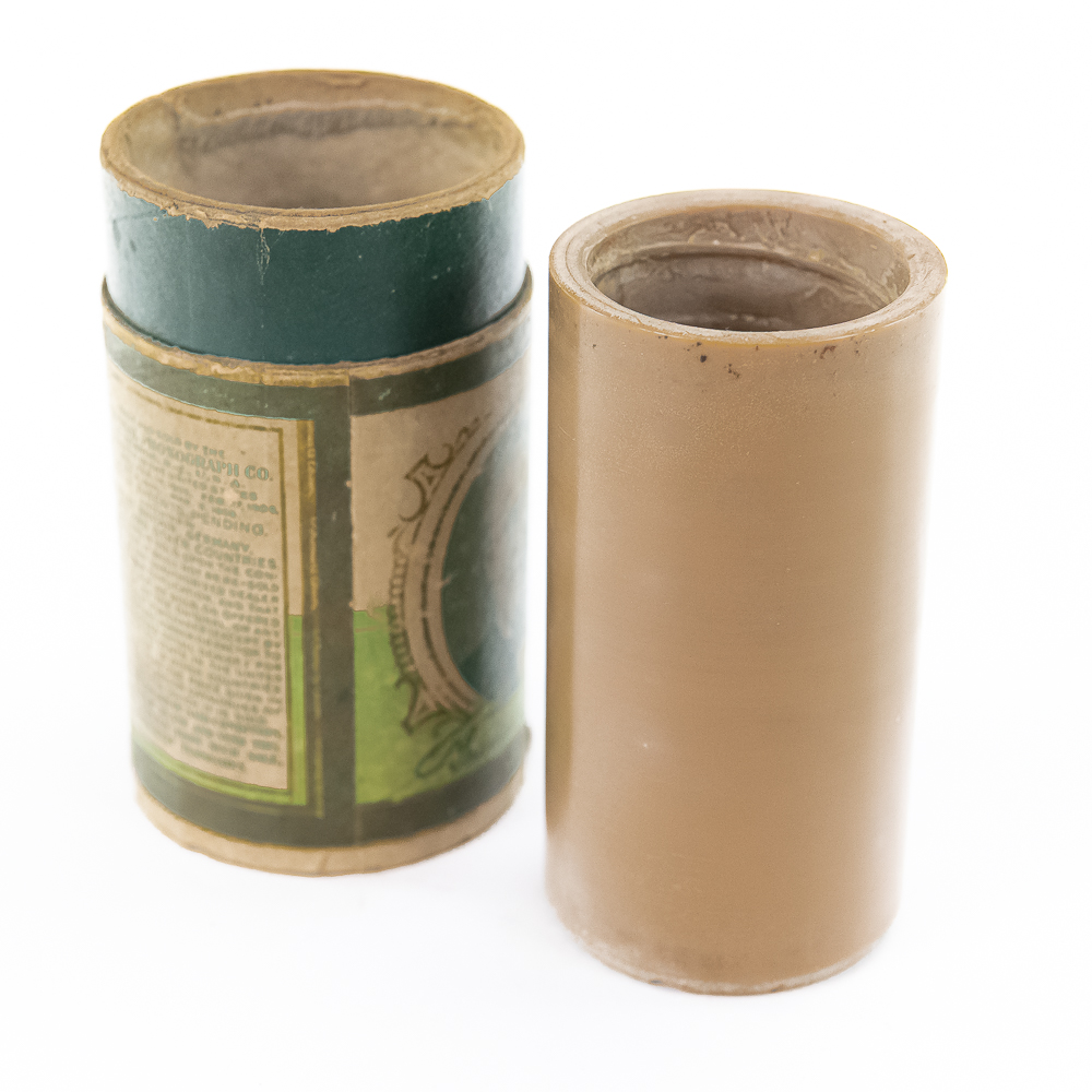 Brown Wax Cylinder Record Silas Leachman