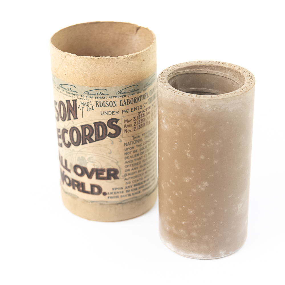 Hawthorne & Sheble Brown Wax Cylinder Record