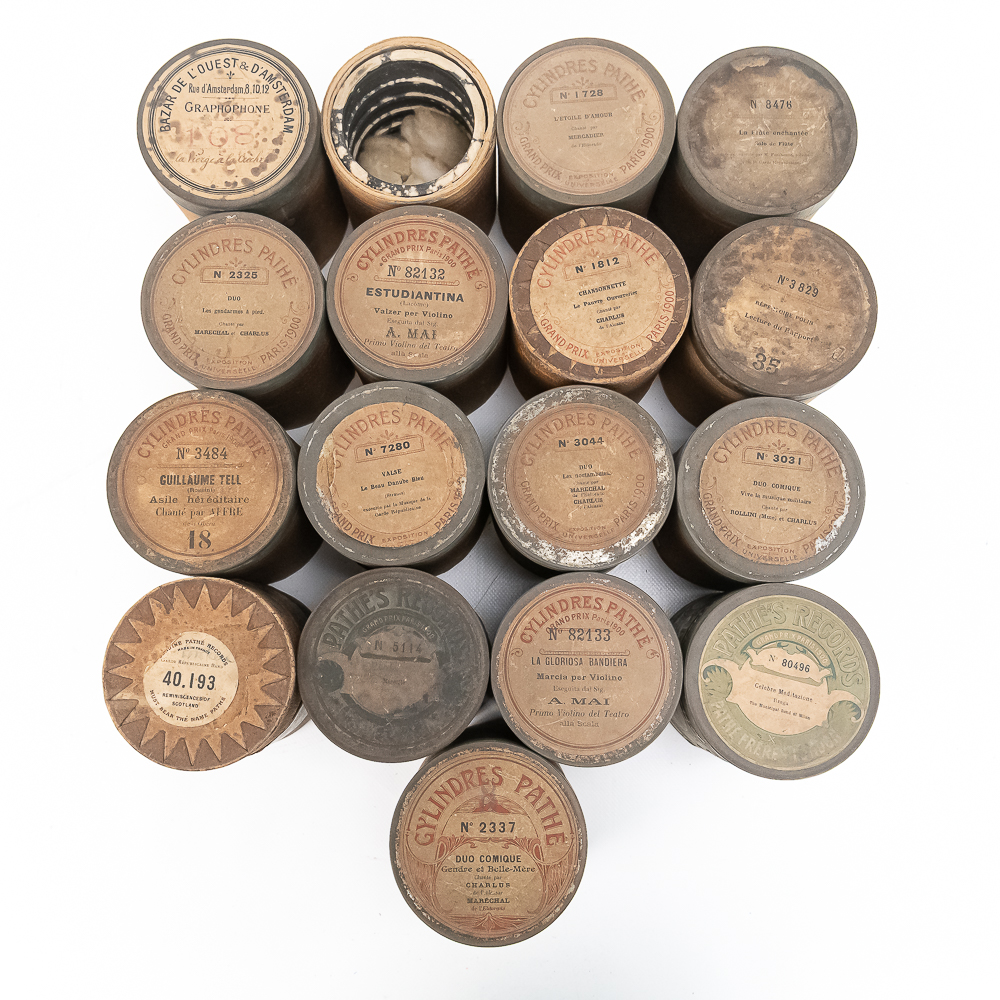 Pathé Salon Cylinder Record Lot (18)
