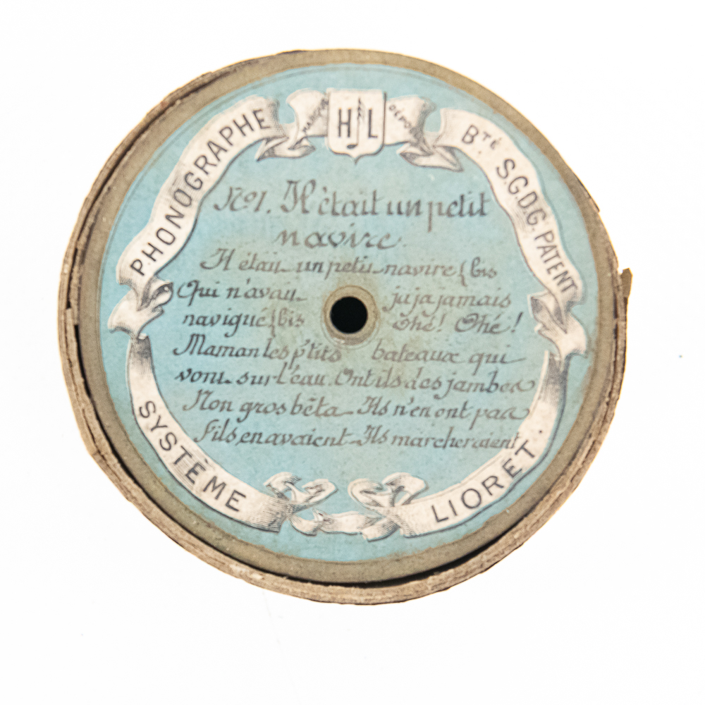 Lioret Celluloid Cylinder Record