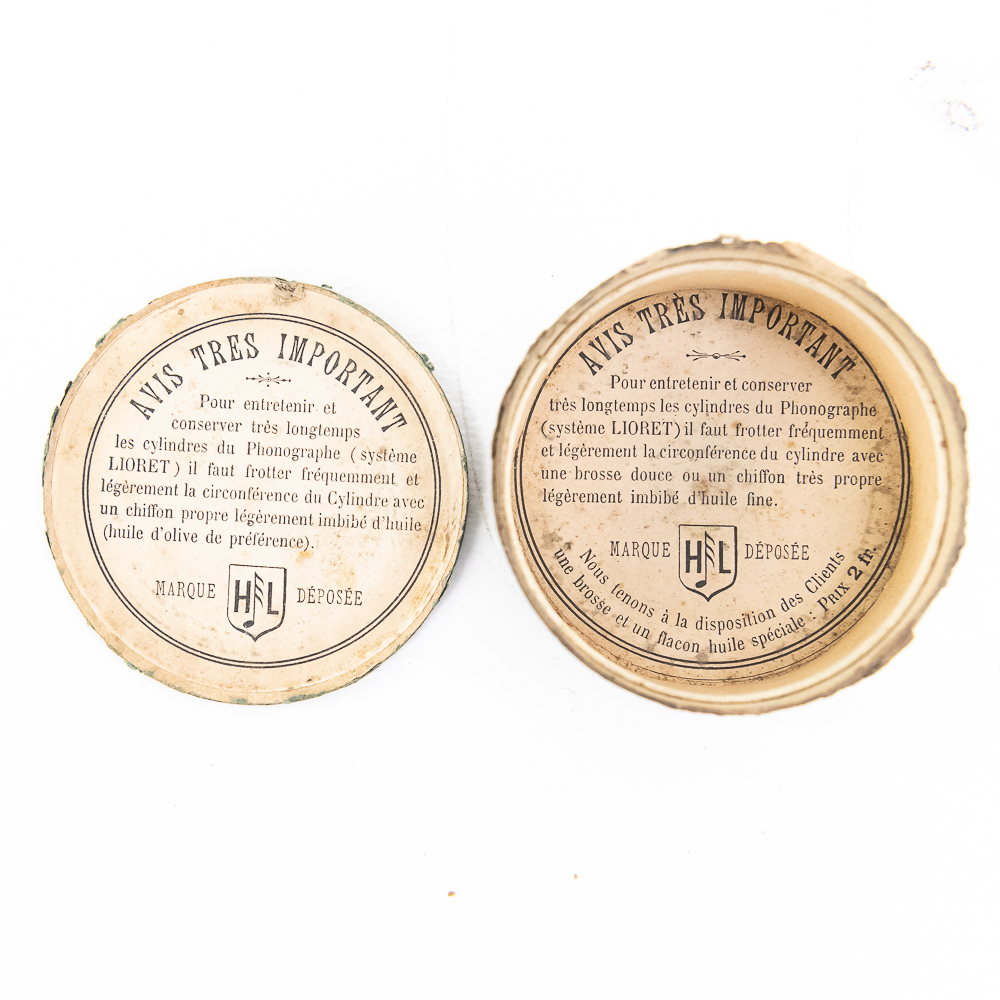 Lioret Celluloid Cylinder Record