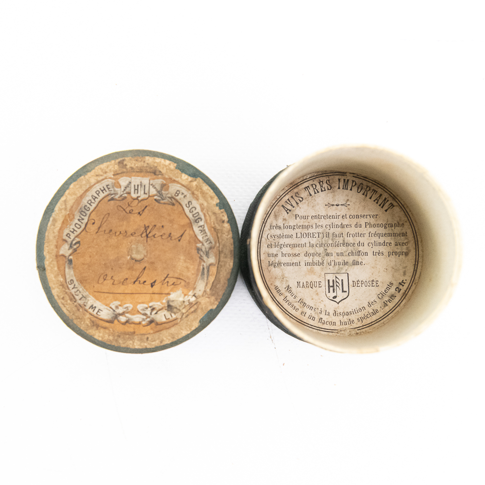 Lioret Celluloid Cylinder Record