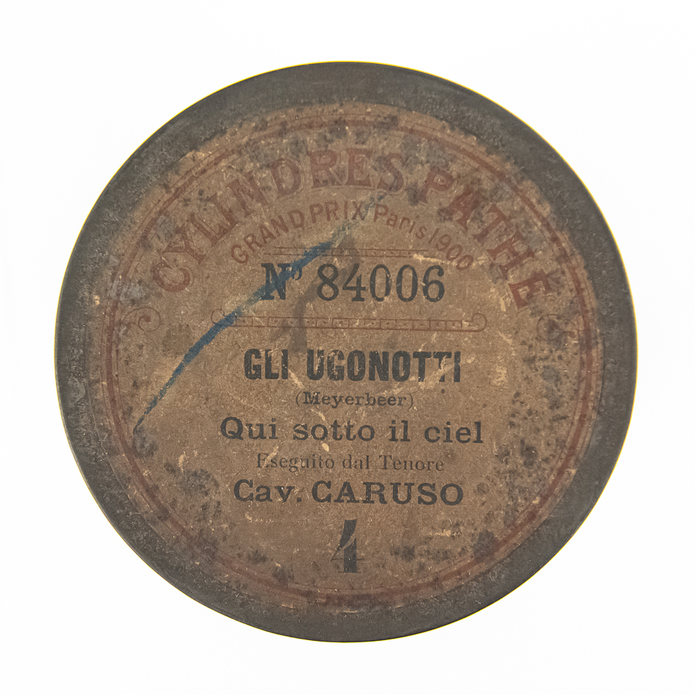 Caruso Pathé Phonograph Cylinder No. 84006