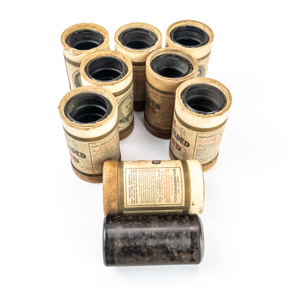 8 Edison William J. Bryan Cylinders