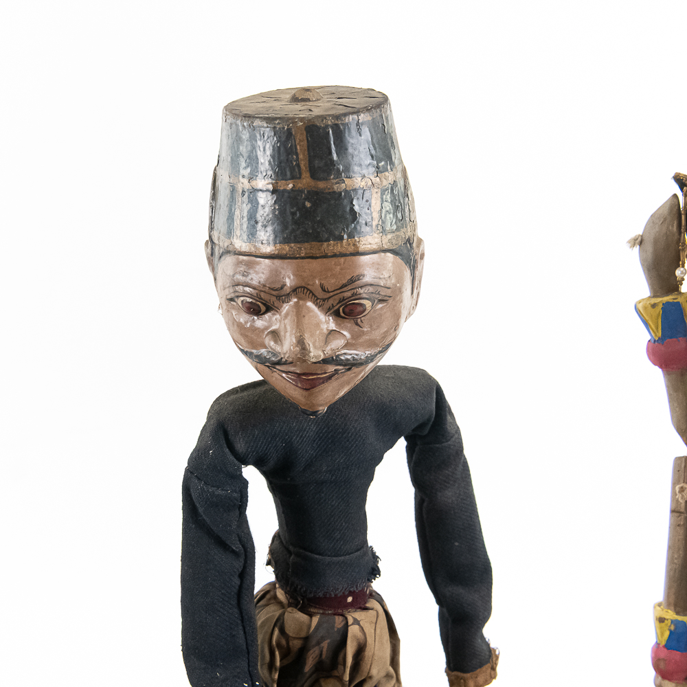 3 Indonesian Hand Puppets - Wayang Golek