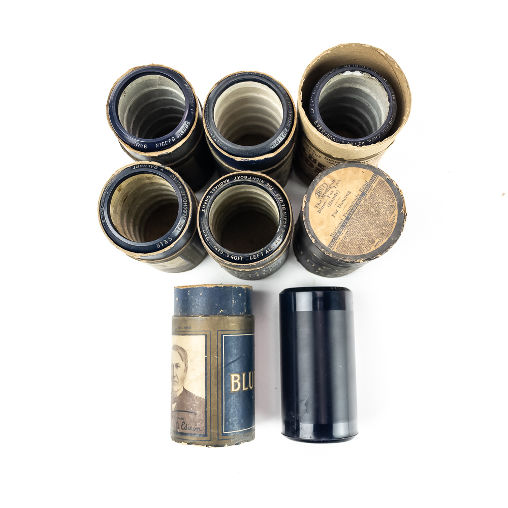 7 Blue Amberol Blues Cylinder Records