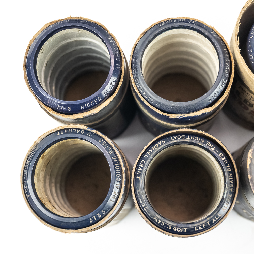 7 Blue Amberol Blues Cylinder Records