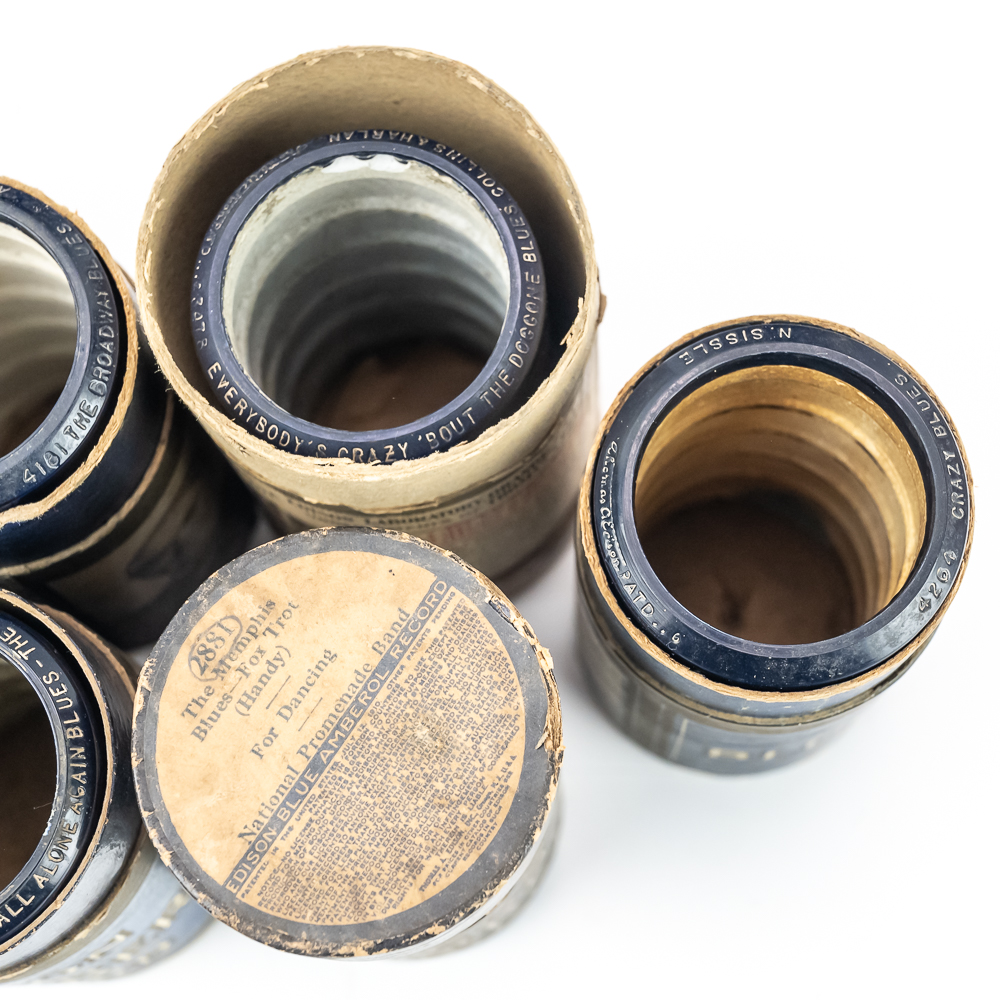 7 Blue Amberol Blues Cylinder Records