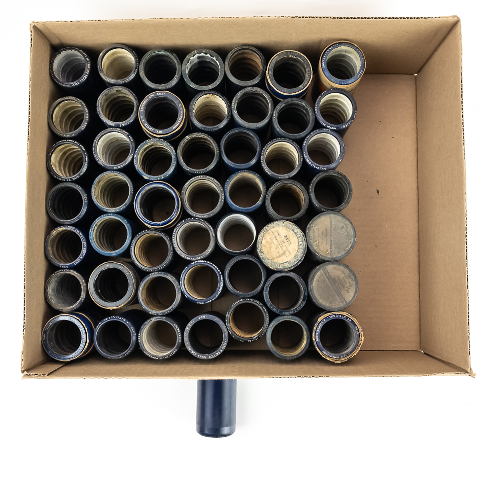 Collection of 50 Edison Cylinder Records