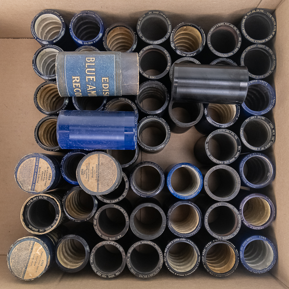 50 Edison Blue Amberol Cylinder Records