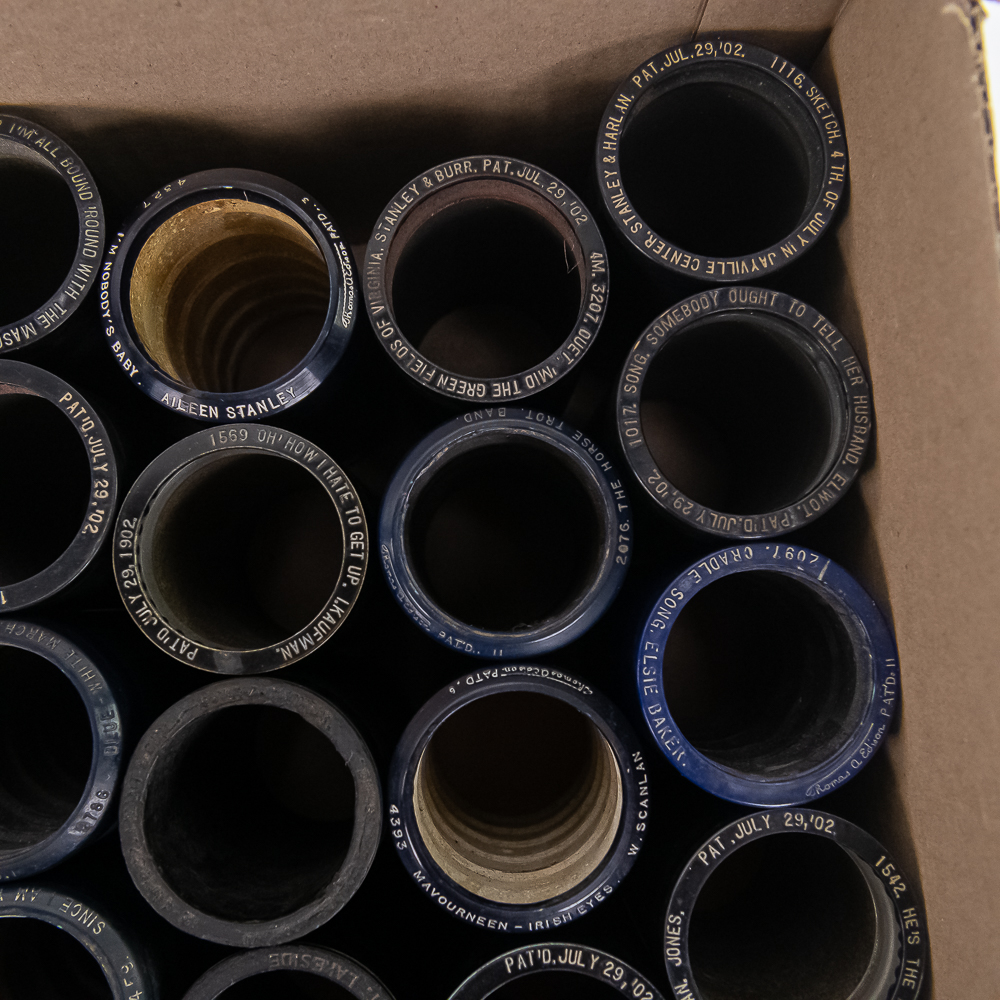 50 Edison Blue Amberol Cylinder Records
