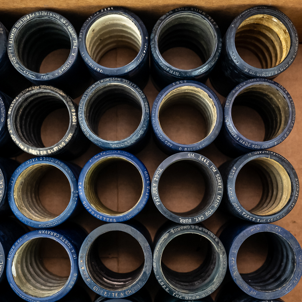 Edison Blue Amberol Cylinder Record Lot (50)