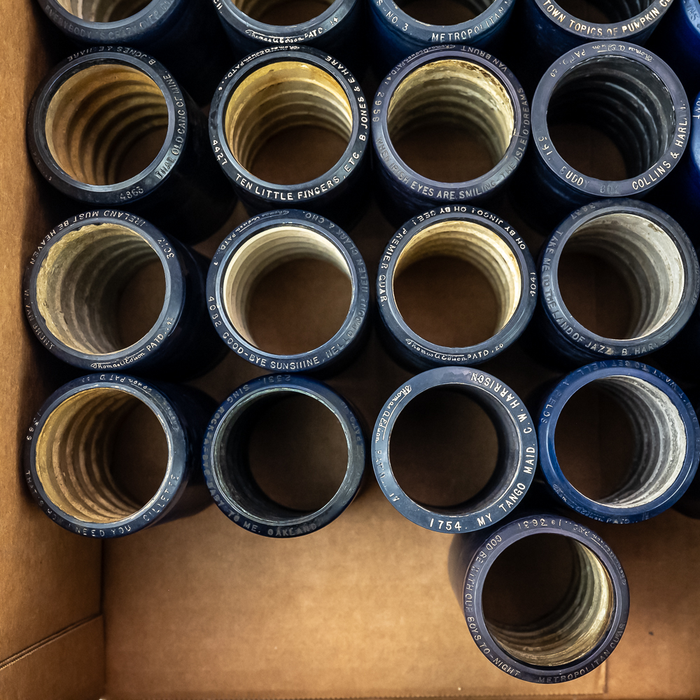 Edison Blue Amberol Cylinder Record Lot (50)