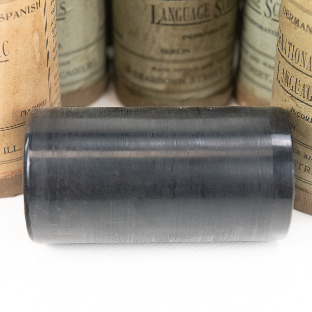 Collection of 27 Language Phonograph Cylinders