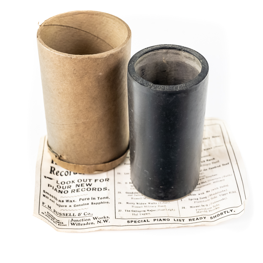 Rare Russell Indestructible Cylinder Record