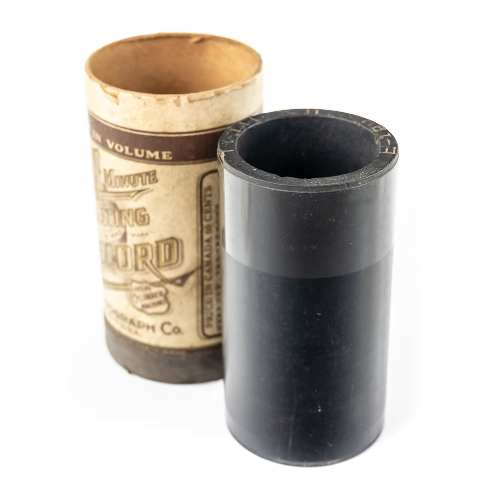 Rare Experimental U.S. Cylinder Record