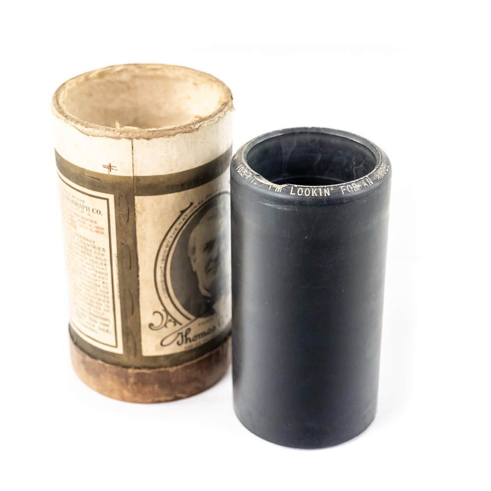 Edison Black Wax Cylinder Record Marie Dressler
