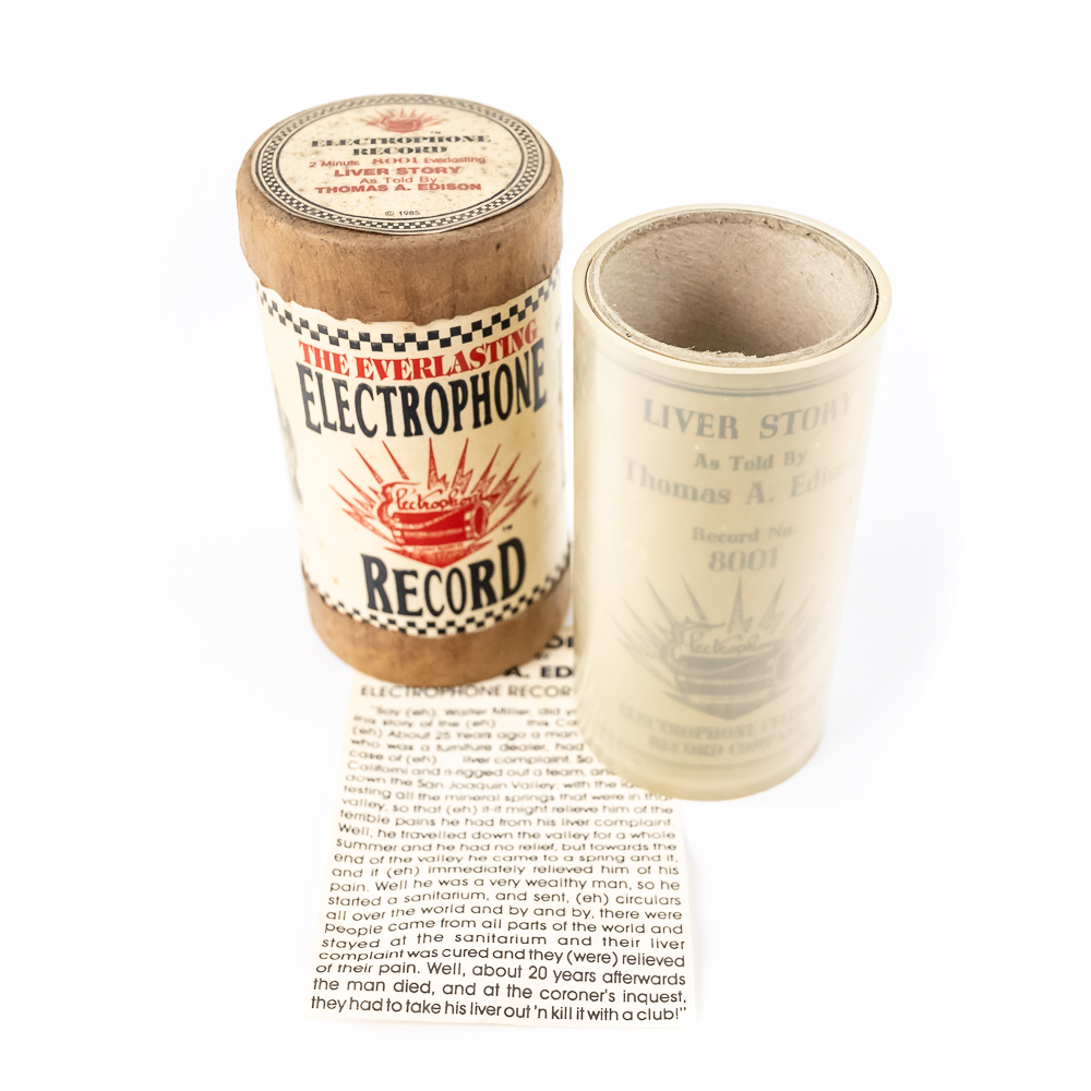 Edison Electrophone Cylinder Record
