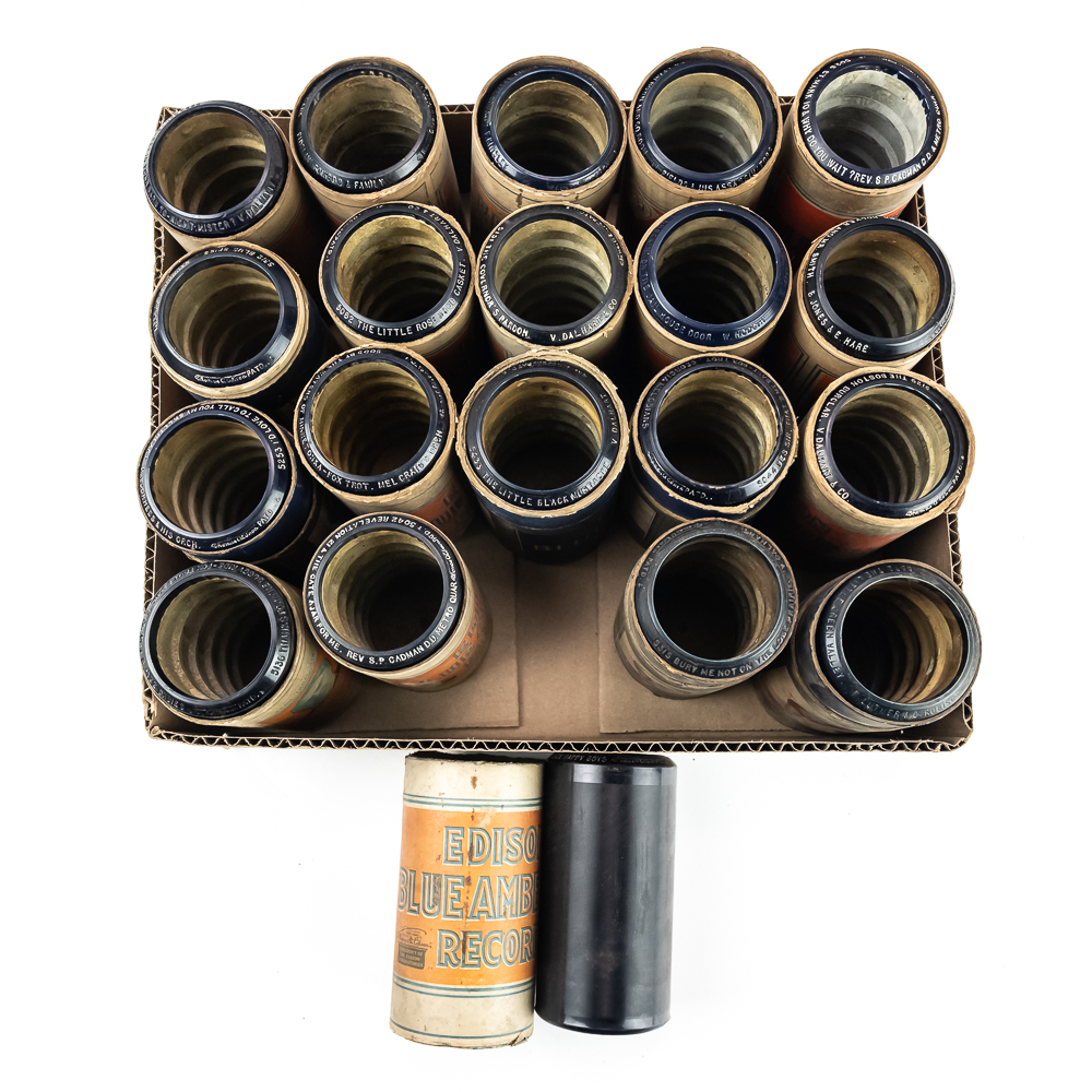 20 Edison Blue Amberol 5000 Series Cylinders