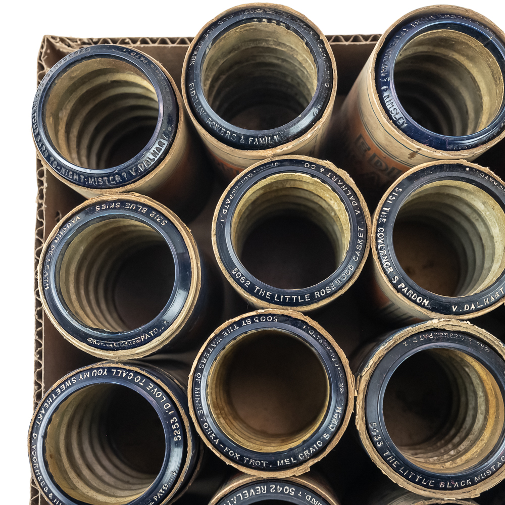 20 Edison Blue Amberol 5000 Series Cylinders