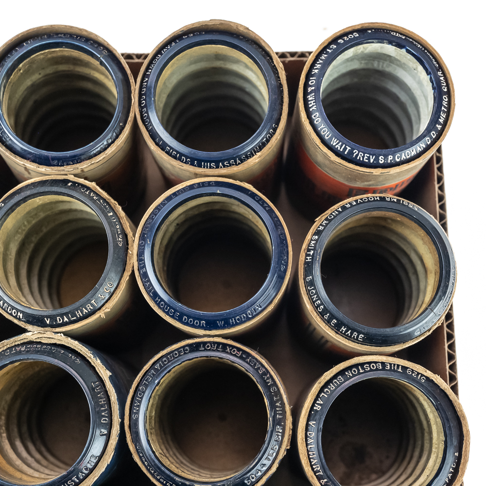 20 Edison Blue Amberol 5000 Series Cylinders