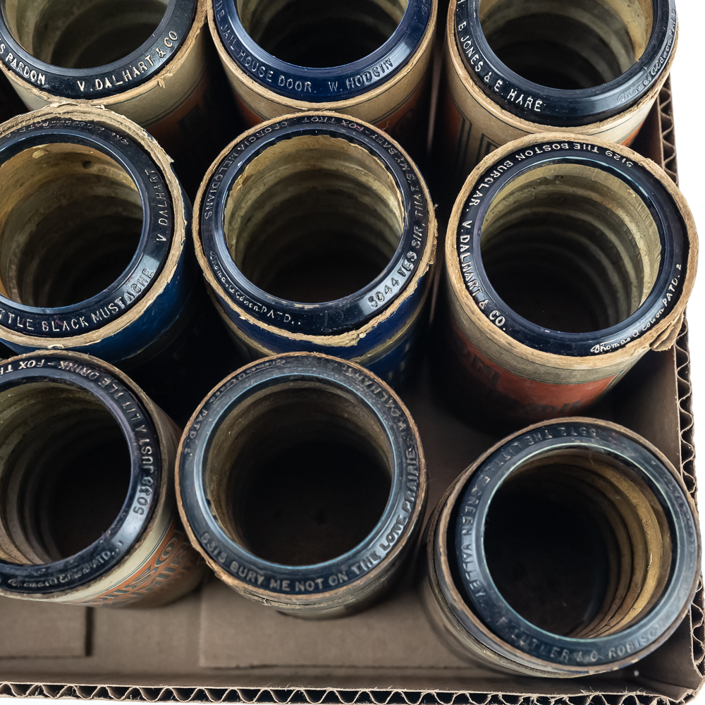 20 Edison Blue Amberol 5000 Series Cylinders