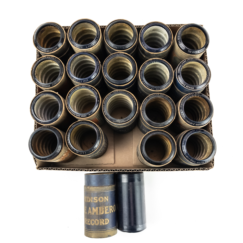 20 Edison Blue Amberol 5000 Series Cylinders