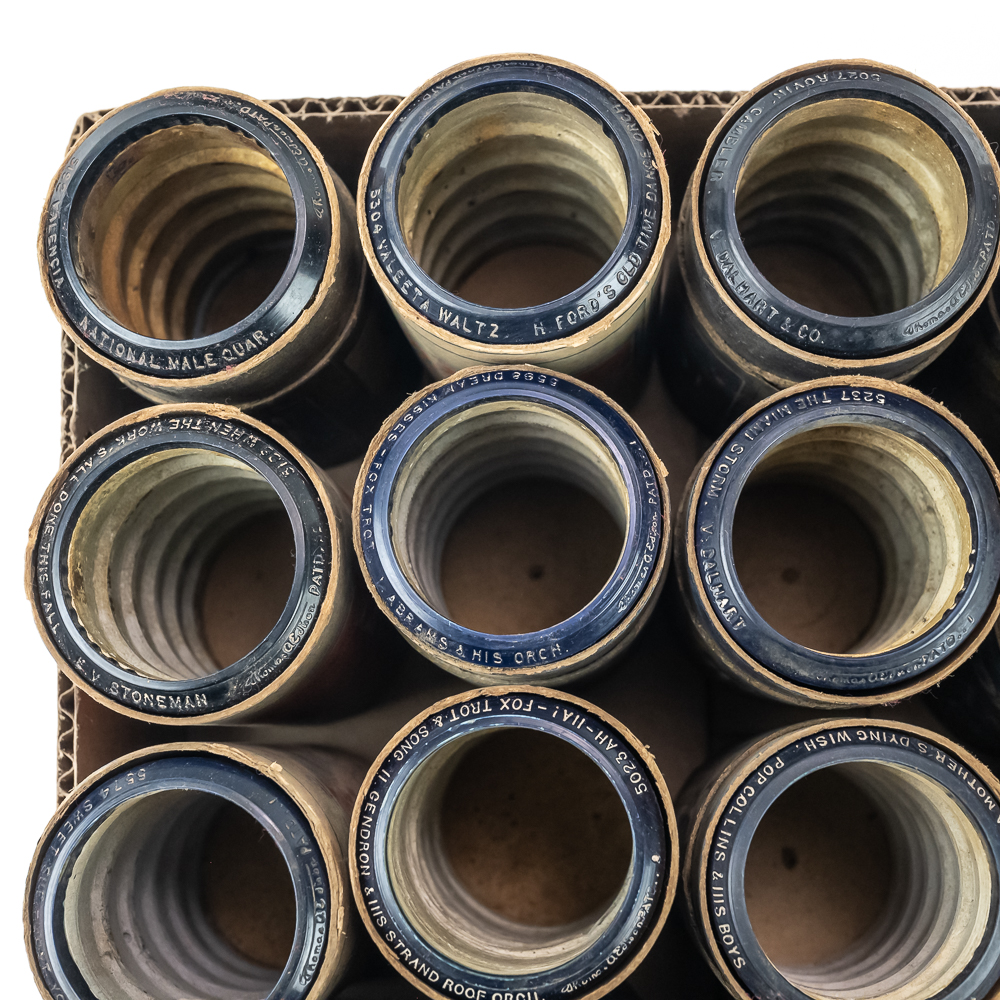 20 Edison Blue Amberol 5000 Series Cylinders