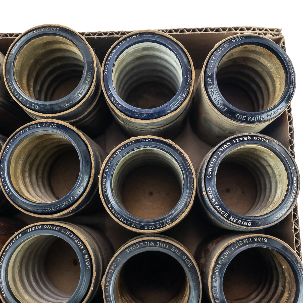 20 Edison Blue Amberol 5000 Series Cylinders