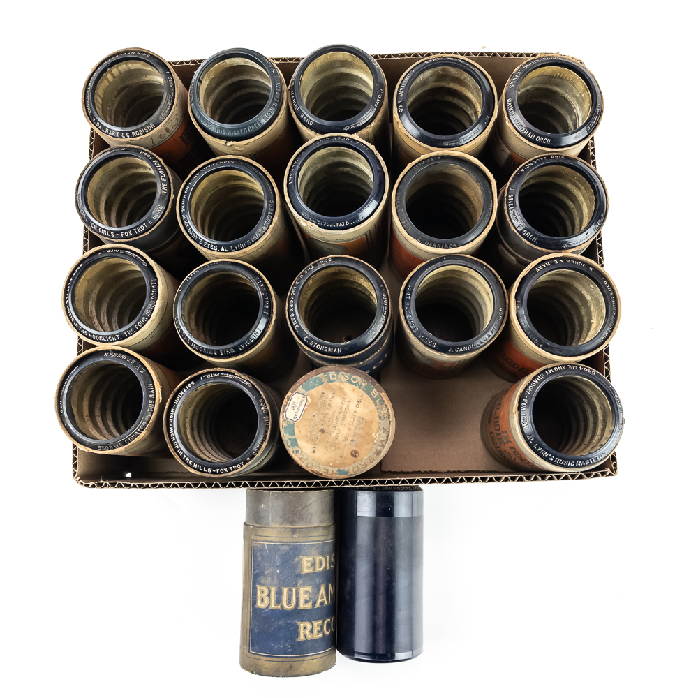 20 Edison Blue Amberol 5000 Series Cylinders