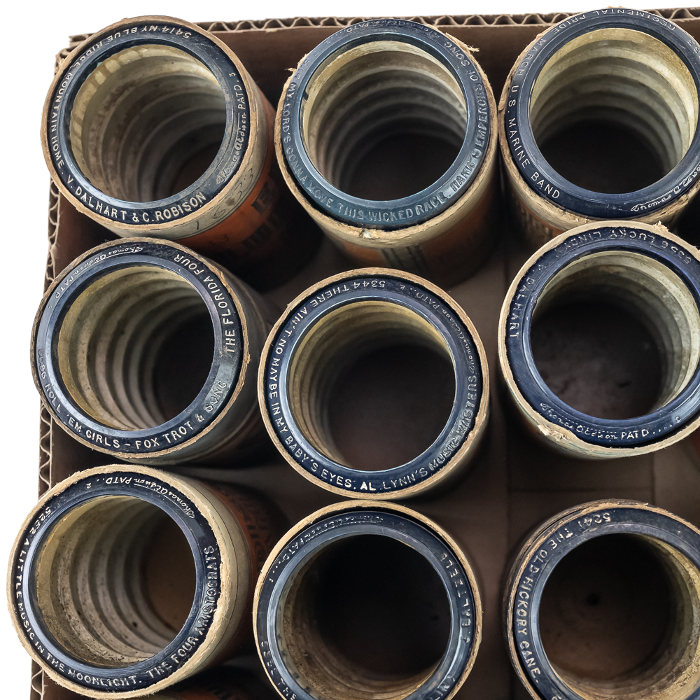 20 Edison Blue Amberol 5000 Series Cylinders