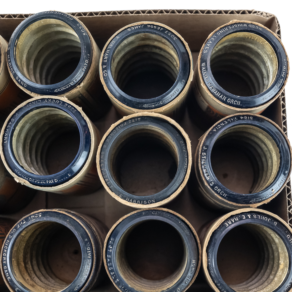 20 Edison Blue Amberol 5000 Series Cylinders