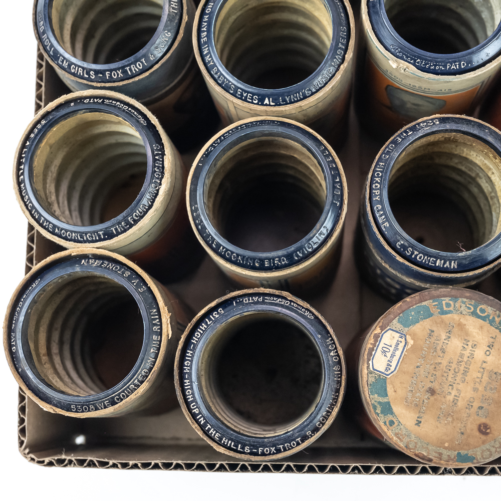 20 Edison Blue Amberol 5000 Series Cylinders