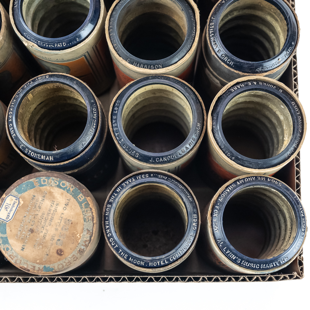 20 Edison Blue Amberol 5000 Series Cylinders