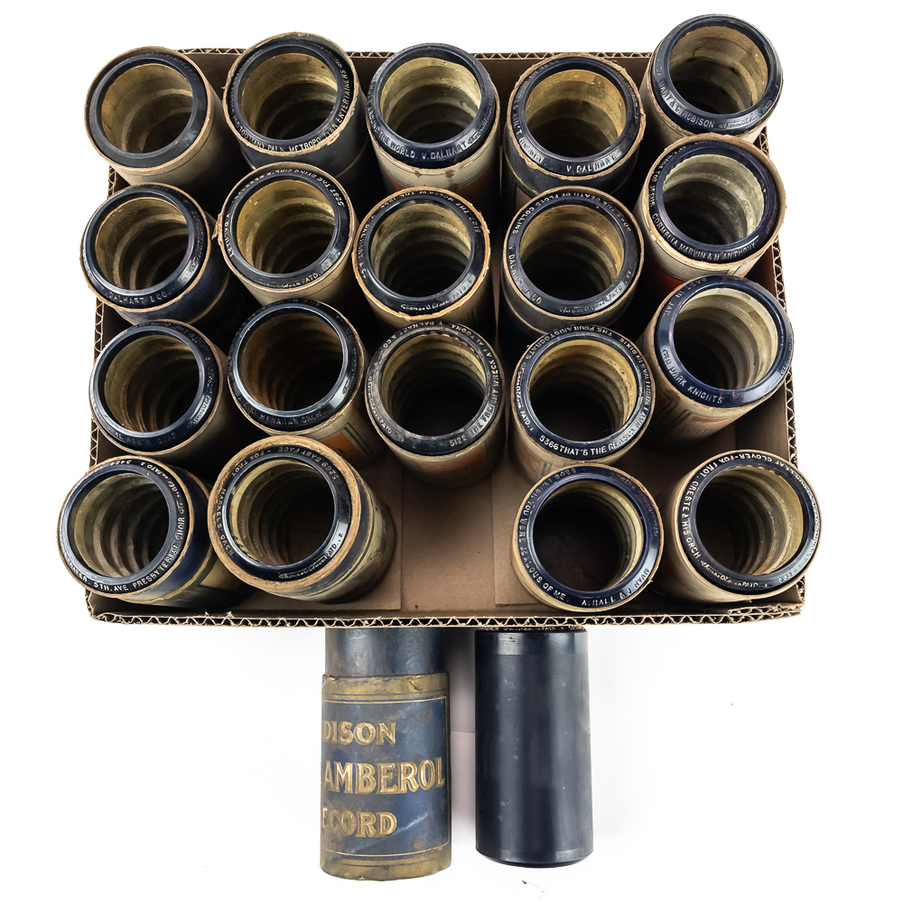 20 Edison Blue Amberol 5000 Series Cylinders