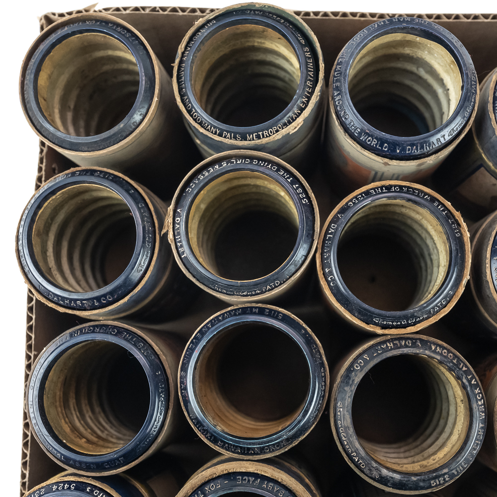 20 Edison Blue Amberol 5000 Series Cylinders