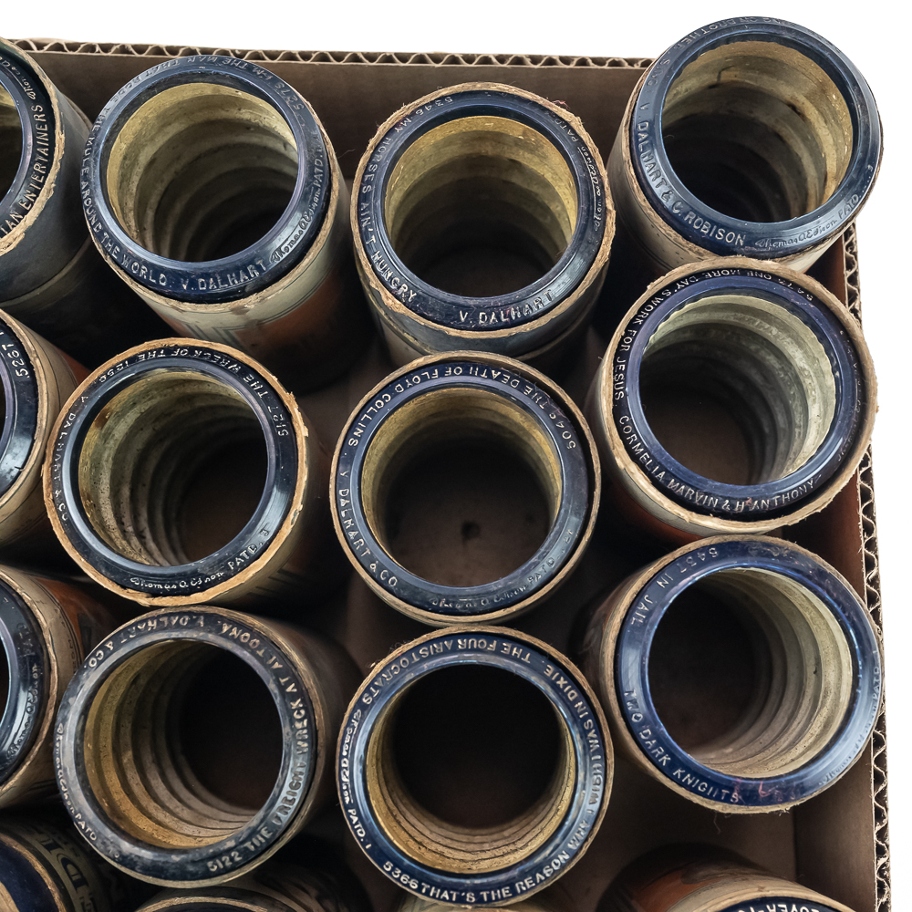 20 Edison Blue Amberol 5000 Series Cylinders