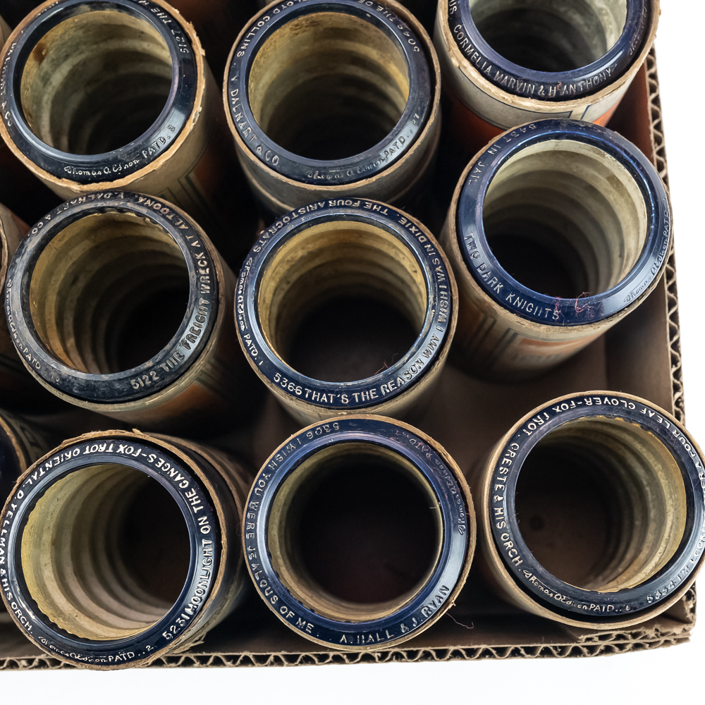 20 Edison Blue Amberol 5000 Series Cylinders