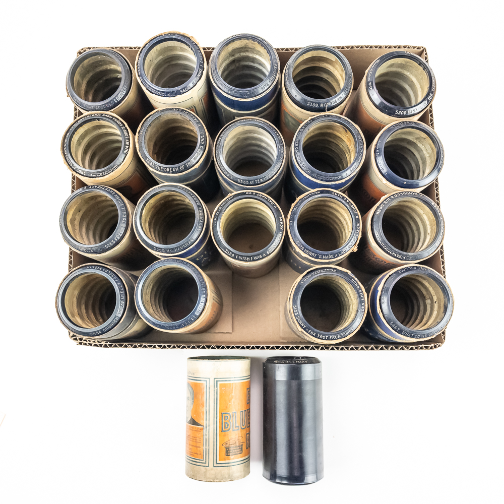 20 Edison Blue Amberol 5000 Series Cylinders