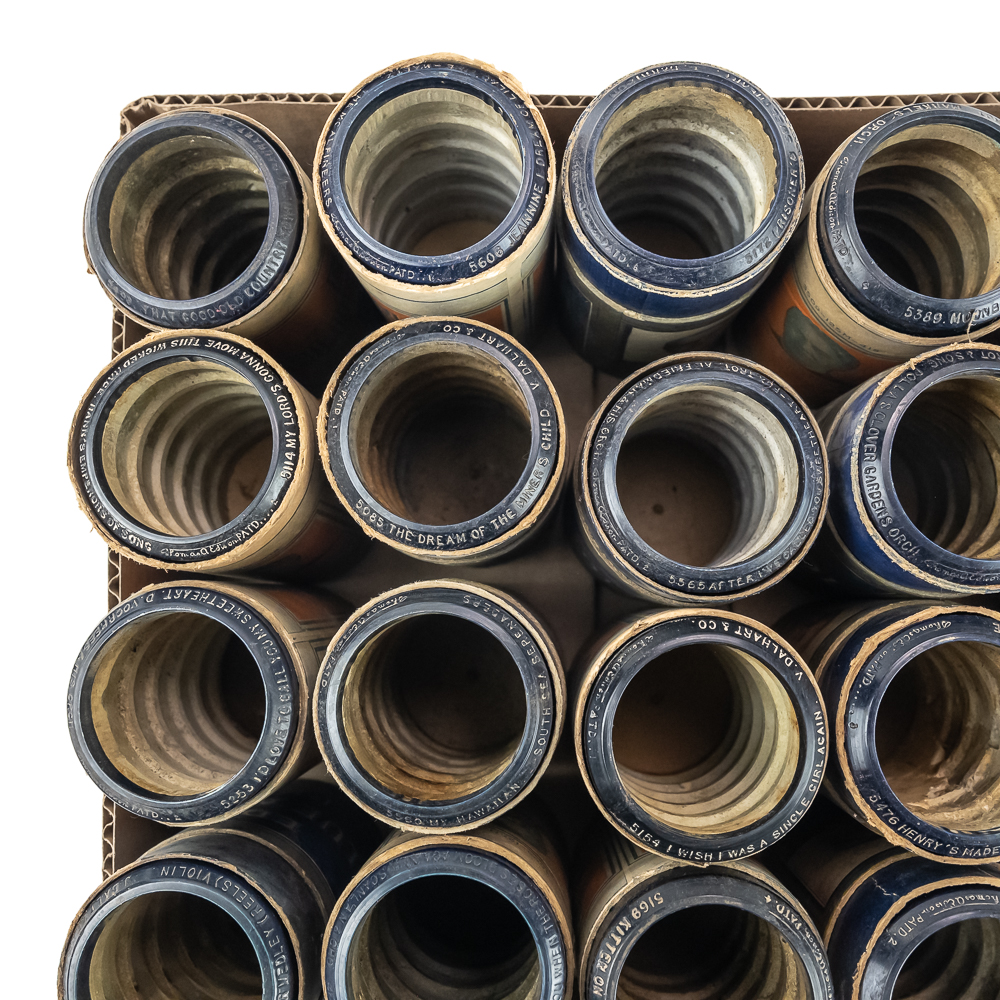 20 Edison Blue Amberol 5000 Series Cylinders