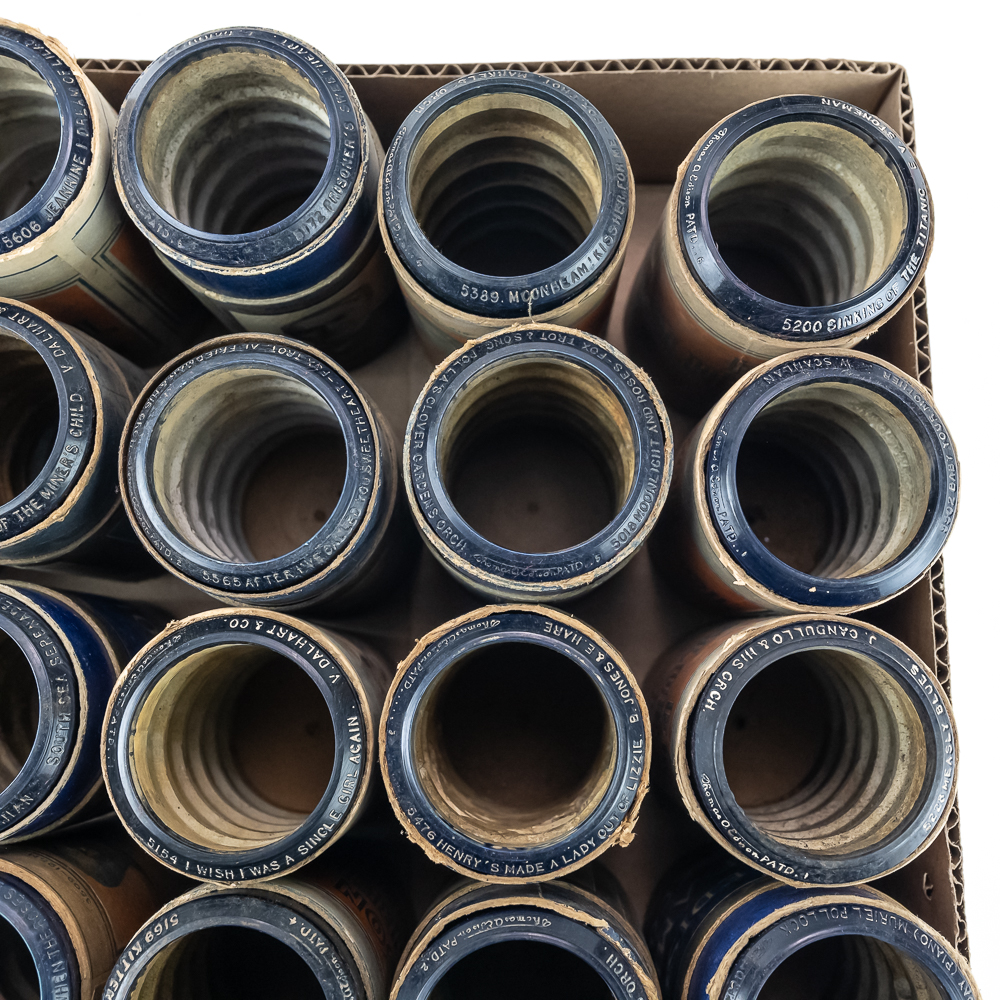 20 Edison Blue Amberol 5000 Series Cylinders