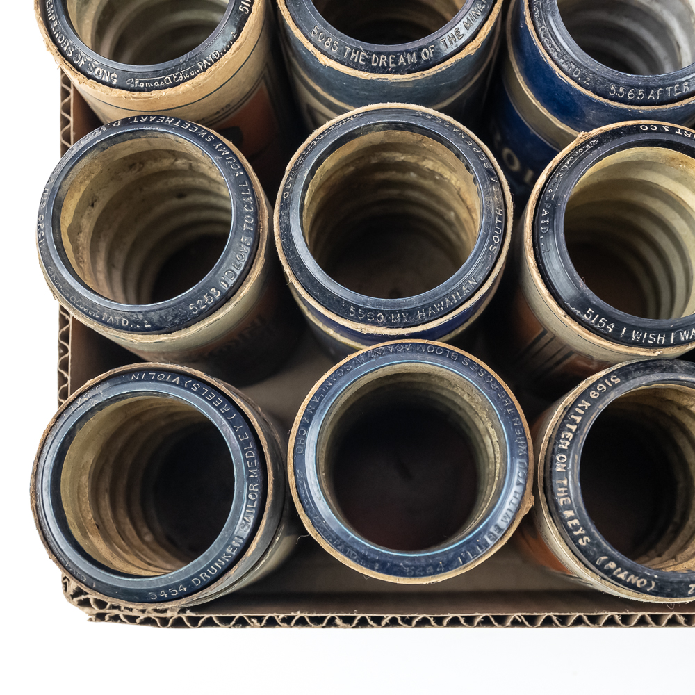 20 Edison Blue Amberol 5000 Series Cylinders