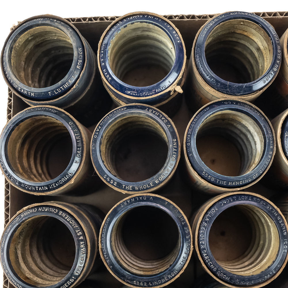 20 Edison Blue Amberol 5000 Series Cylinders