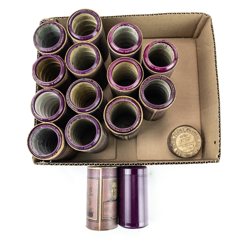 14 Edison Royal Purple Cylinder Records