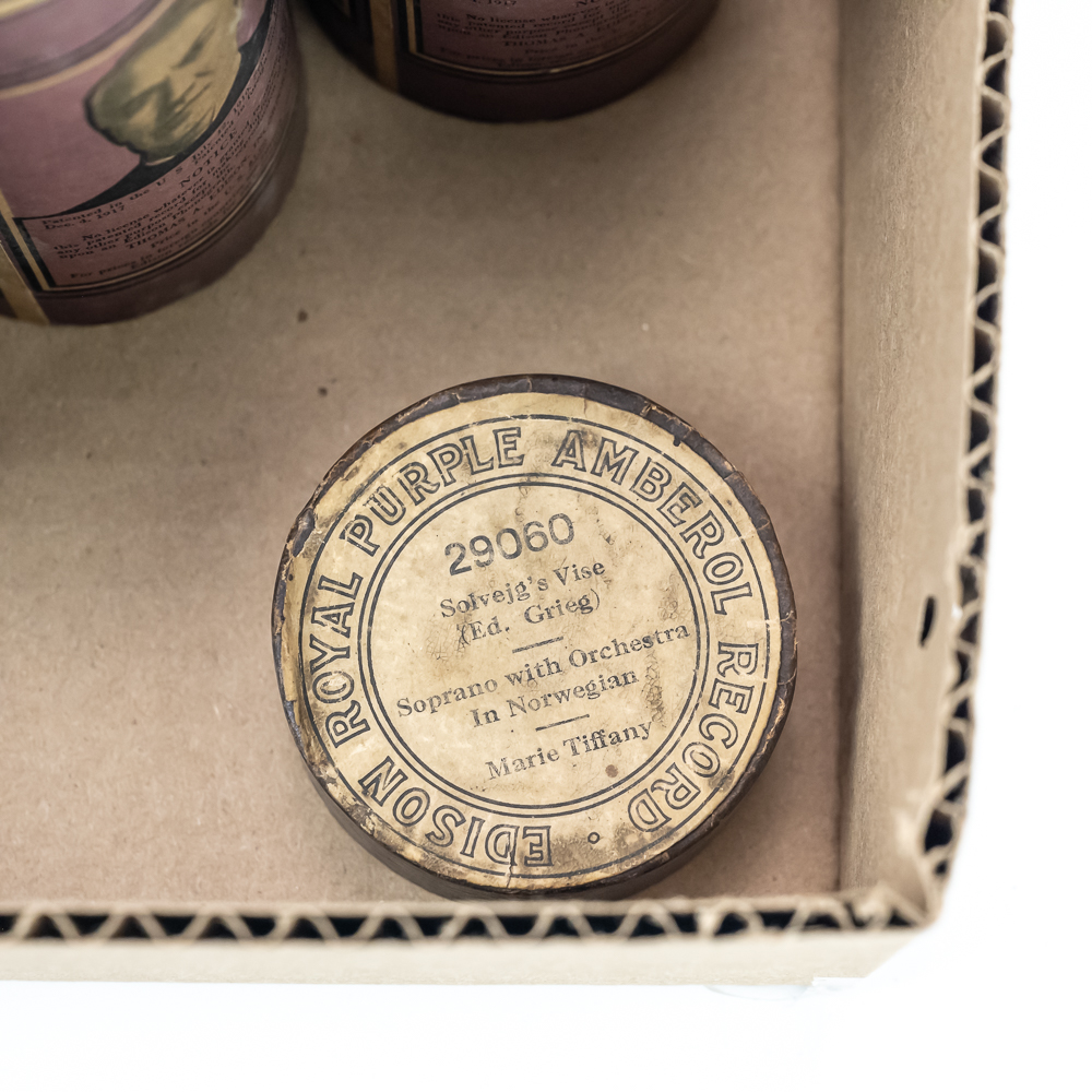 14 Edison Royal Purple Cylinder Records